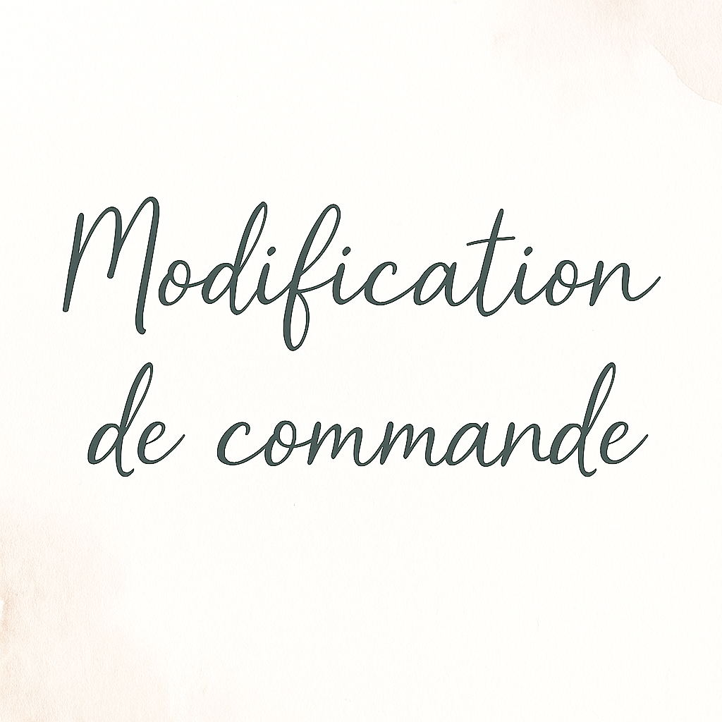 Modifier une commande : ce qu’il faut savoir