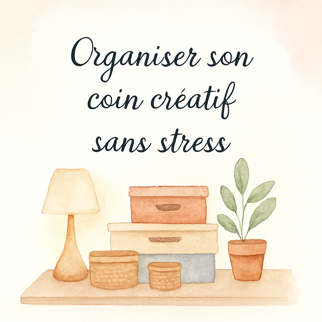 🧺 Organiser son coin créatif sans stress