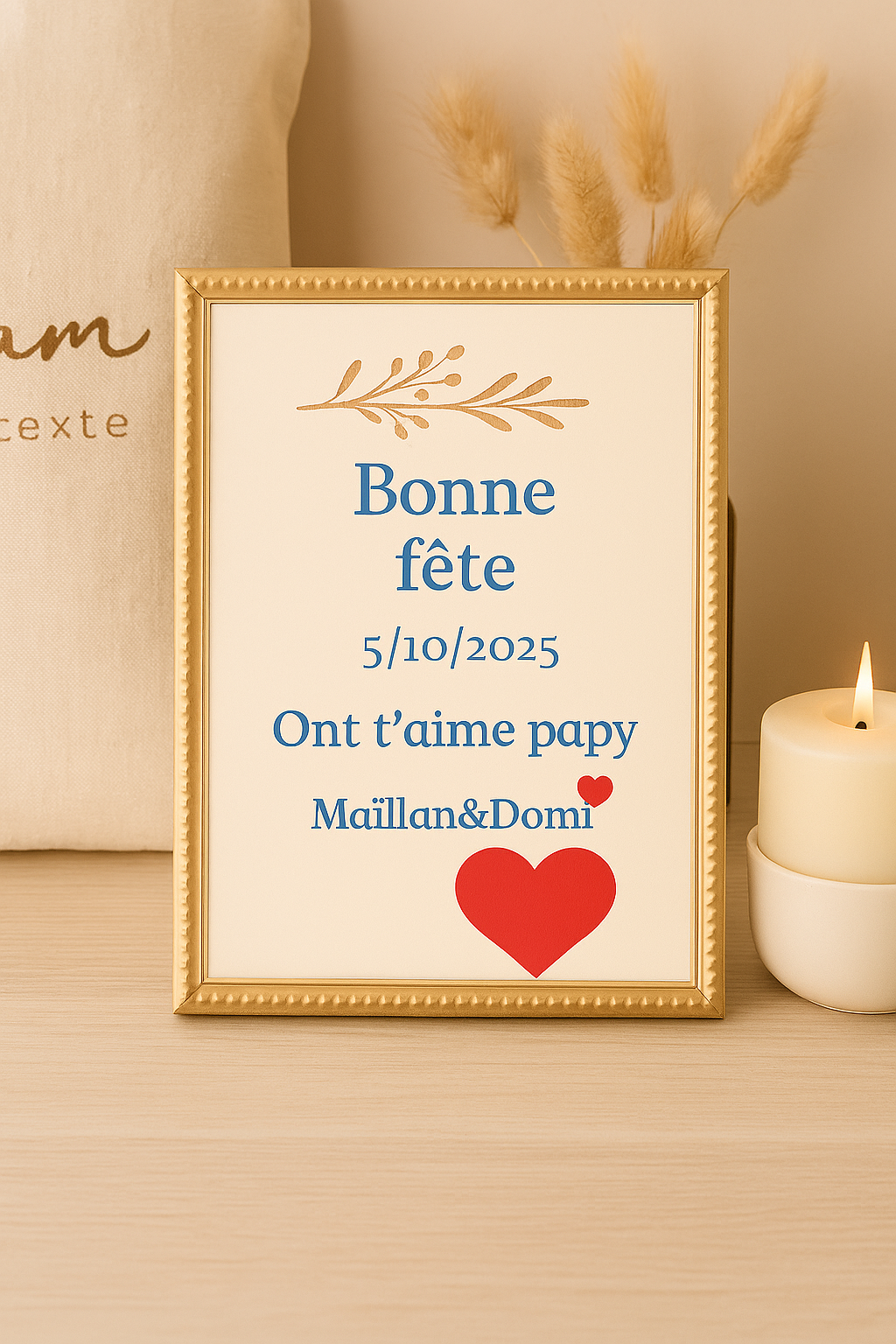 💫 Cadre lumineux personnalisé