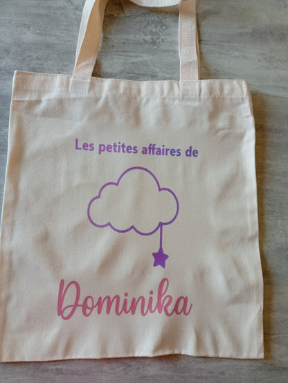 👜 Tote bag personnalisé – Les petites affaires de…